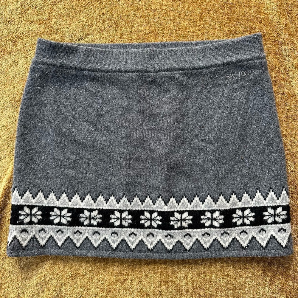 Skhoop Wool Skirt Size Medium